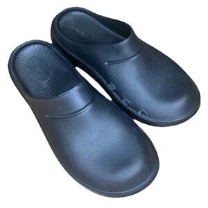 OOFOS OOcloog Women 9 Men 7 Clogs Recovery Comfort Black